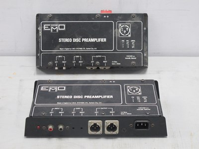 Lot 403 - Two EMO Systems E225 Stereo Disc Preamplifiers,...