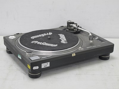 Lot 404 - Technics SL-1210 MK2 Turntable, no lid...