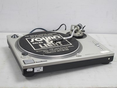 Lot 402 - Technics SL-1200 MK2, noted damage to tone arm...