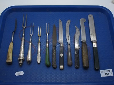 Lot 234 - Early knives and forks, IXL Geo Wostenholm and...