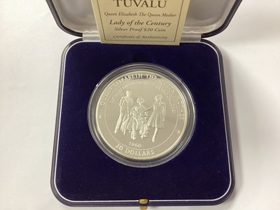 Lot 519 - Royal Mint 1996 Tuvalu Queen Mother Lady Of...