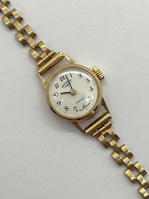 Lot 119 - Rotary; A 9ct Gold Cased Ladies Wristwatch,...