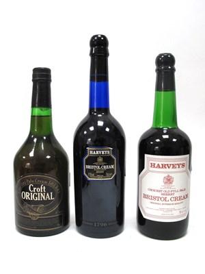 Lot 1394 - Sherry - Croft Original and Harveys Bristol...