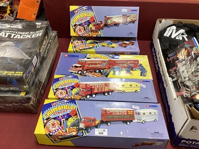 Lot 826 - Five Corgi Classics Chipperfields Circus...