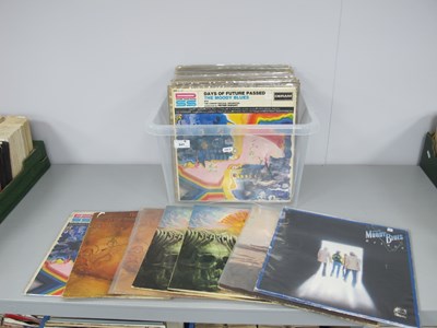 Lot 341 - Elton John and Moody Blues LPs, forty albums...