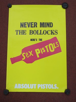 Lot 312 - Sex Pistols - Never Mind The Bollocks poster,...