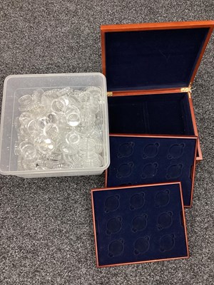 Lot 152 - A Modern Coin Collectors Box, (empty) with...