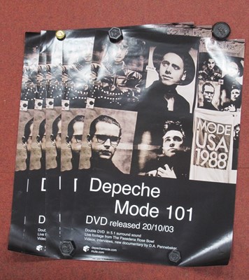 Lot 318 - Depeche Mode - 101, unused promo posters, (5)...