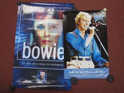 Lot 327 - David Bowie Record Shop Promo Posters, Modern...