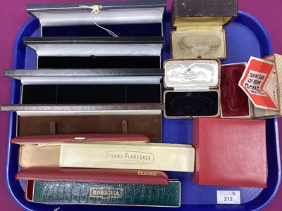 Lot 212 - Vintage Wristwatch Boxes, (empty) including...