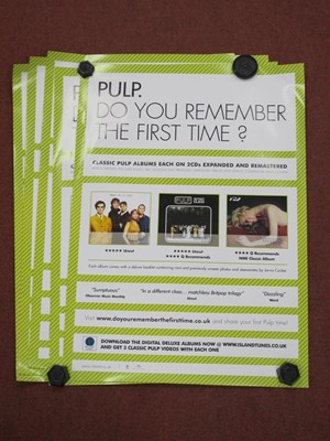 Lot 313 - Pulp - Do You Remember The First Time, album...