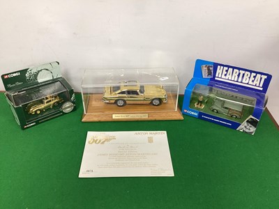 Lot 814 - Three Die-Cast Model Cars, all with Film/TV...