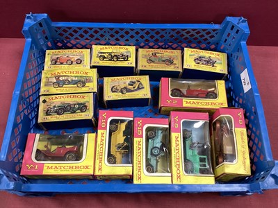 Lot 799 - Thirteen Matchbox Die-Cast "Models of...