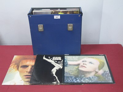 Lot 562 - David Bowie LPs, eleven to include Hunky Dory,...