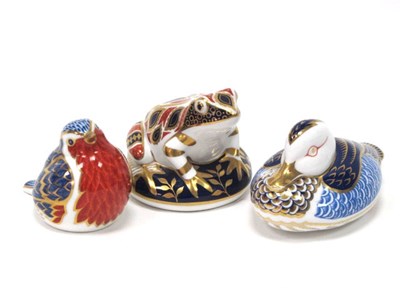 Lot 1088 - A Royal Crown Derby Porcelain Paperweight...