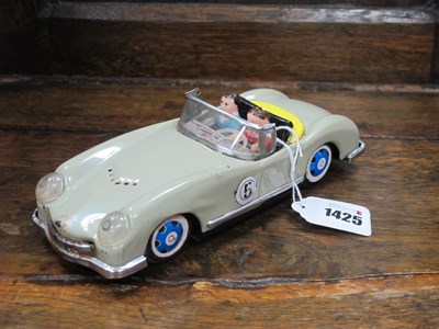 Lot 1425 - A Circa 1950's/60's TinplateModel of a Racing...