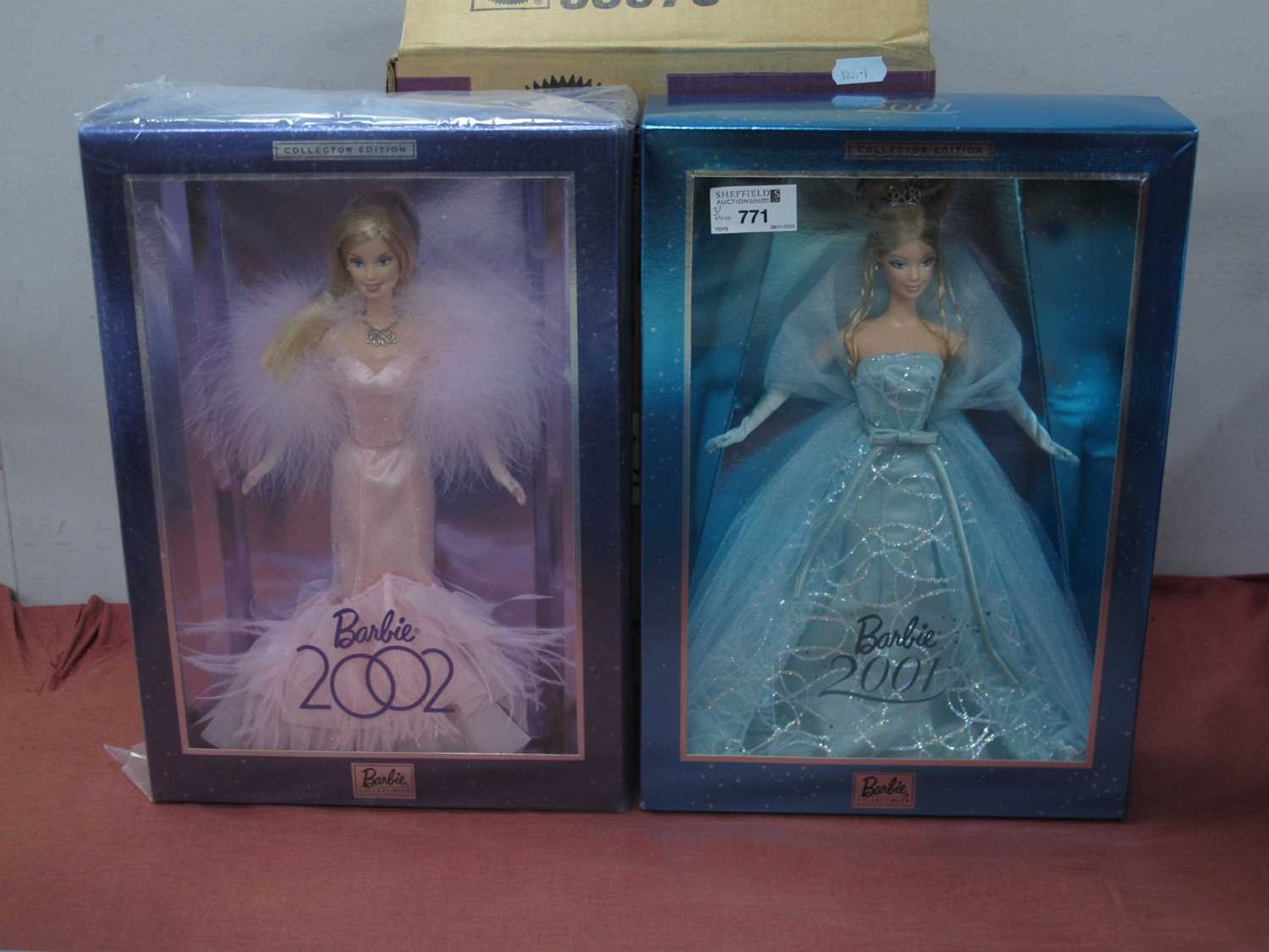 Lot 771 - Two Collector Edition Barbie Dolls by Mattel...