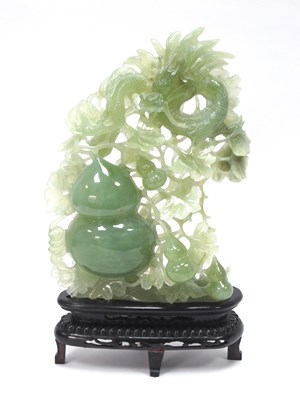 Lot 1115 - A Mid/Late XX Century Jadeite Carving of a...