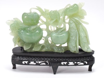 Lot 1116 - A Mid/Late XX Century Jadeite Carving of a...