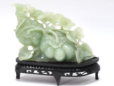 Lot 1117 - A Mid/Late XX Century Jadeite Carving of...