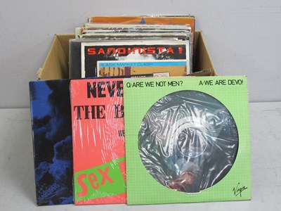 Lot 520 - Punk and New Wave LP's thirty-five albums...