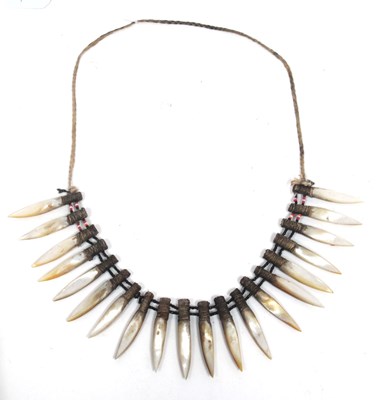 Lot 1166 - Ifugao Philippines Necklace, with twenty...