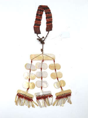 Lot 1163 - A Ifugao Philippines Sipattal Beaded Necklace,...