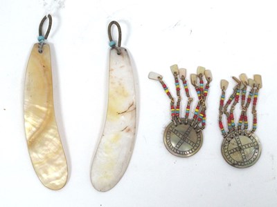 Lot 1168 - A Philippines Pair of Ifugao Mother of Pearl...