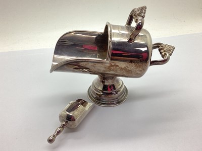 Lot 5 - A Hallmarked Silver Sugar Scuttle, RAL,...