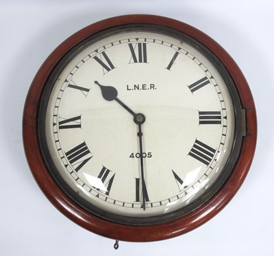 Lot 1314 - Railway Interest: A L.N.E.R. Railway Mahogany...