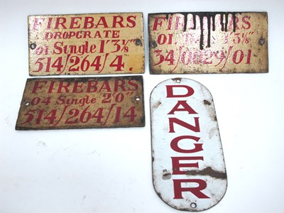 Lot 1303 - Railway Interest: A Vintage Enamel Sign...