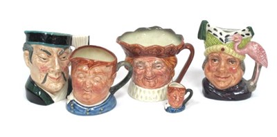 Lot 1252 - Three Small Royal Doulton Pottery Character...