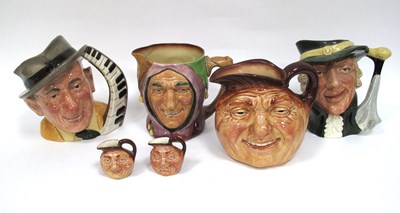 Lot 1033 - Four Large Royal Doulton Pottery Character...