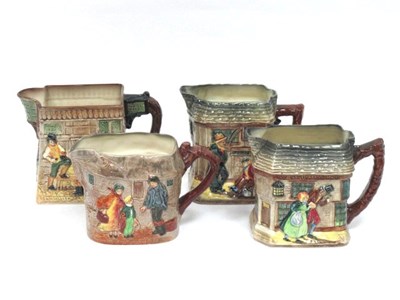 Lot 1137 - Four Royal Doulton Pottery 'Dickens' Moulded...