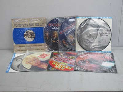 Lot 546 - Picture Discs, eight to include Meat Loaf -...