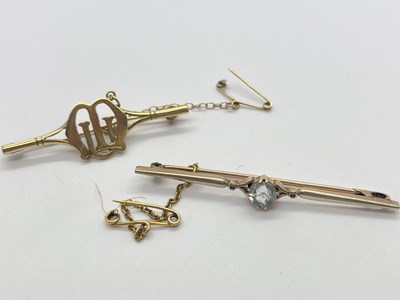 Lot 74 - A Mothers Union Bar Brooch, stamped “375”,...