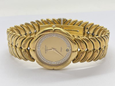 Lot 115 - Raymond Weil Adagio; 18K Gold Electroplated...