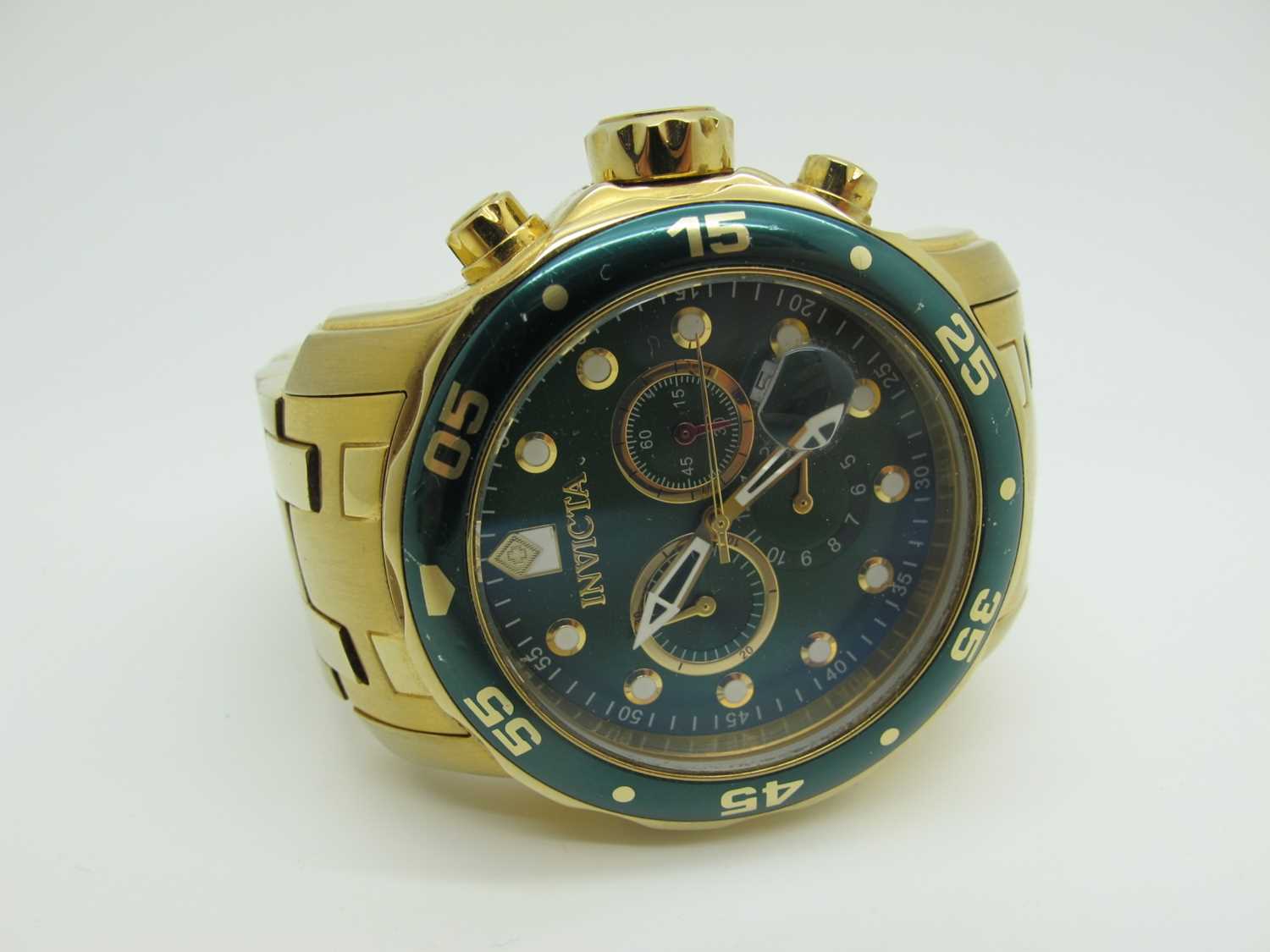 Invicta gold online plated