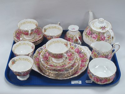 Lot 1232 - Royal Albert 'Serena' Tea Service, of...