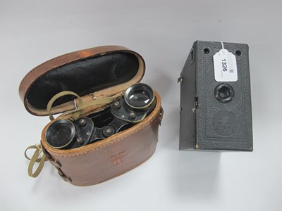 Lot 1326 - Wray of London, WWII Air Ministry Binoculars,...