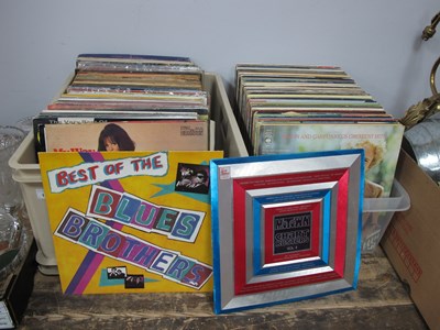 Lot 1134 - Large Quantity of LPs, two boxes of pop, jazz,...