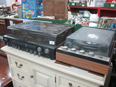 Lot 1487 - Sanyo G2001 Music Centre, and Ultra record...