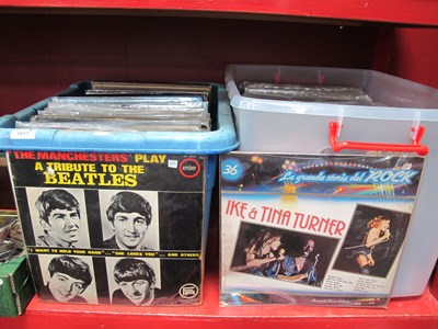 Lot 1017 - Large Quantity of LPs, in two boxes, featuring...