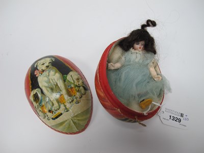 Lot 1329 - A Late XIX Century German Bisque Headed Doll,...