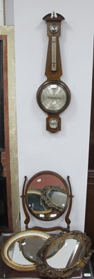 Lot 1477A - Wall Barometer, dressing mirror, two wall...