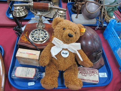 Lot 1349 - Steiff 'James' Bear. Texeolex helmet,...