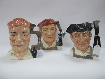 Lot 1192 - Royal Doulton Pottery Character Jugs From...