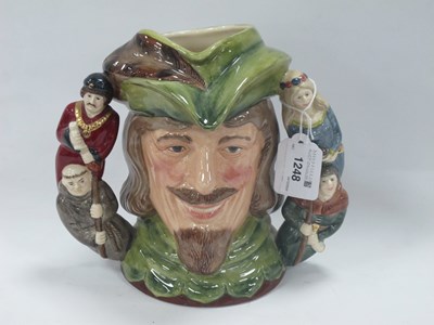 Lot 1248 - Royal Doulton Pottery Character Jugs, Robin...