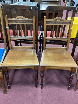 Lot 1528 - Pair of Early XX Century Mahogany Parlour...