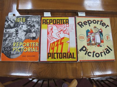 Lot 1133 - A Set of Three 1930's 'Reporter's Pictorial'...